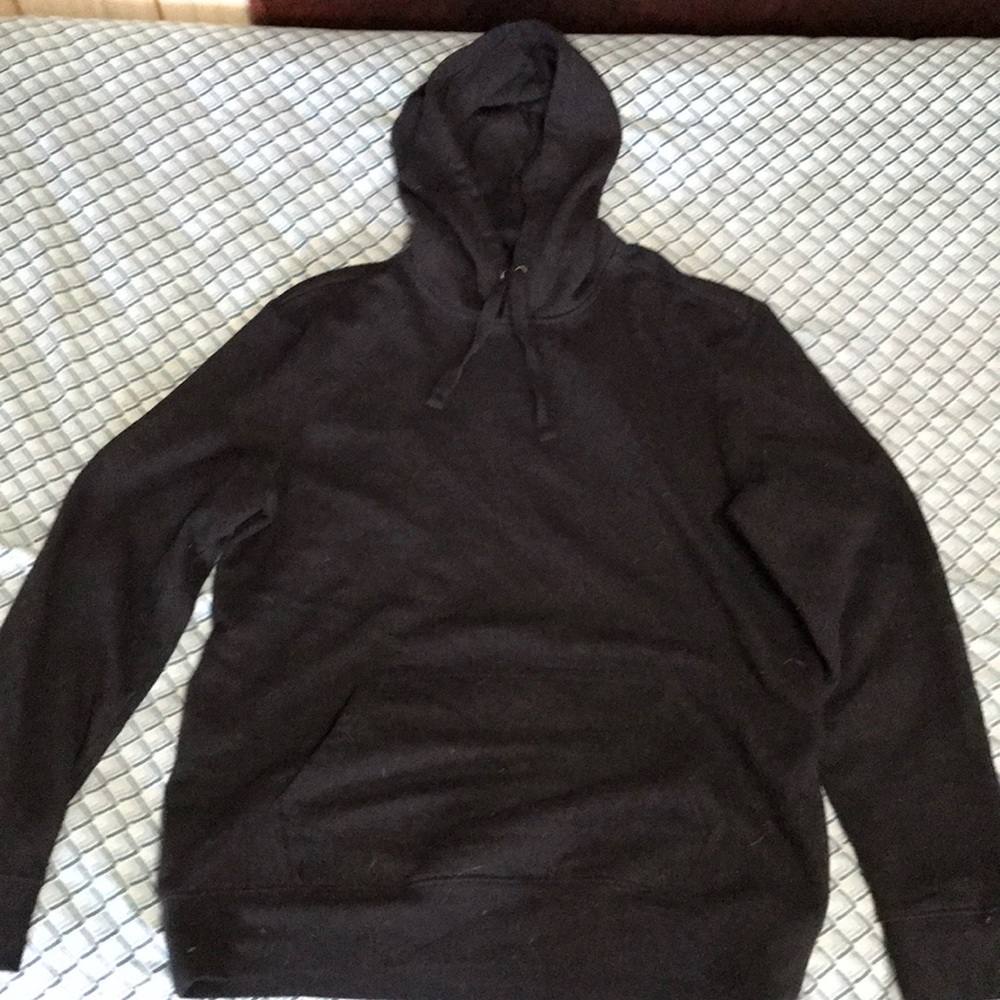 All black urban pipeline unisex hoodie